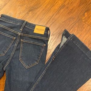 hollister high-rise vintage flare dark denim jeans NWT